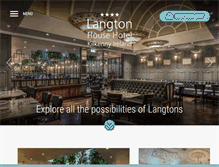 Tablet Screenshot of langtons.ie